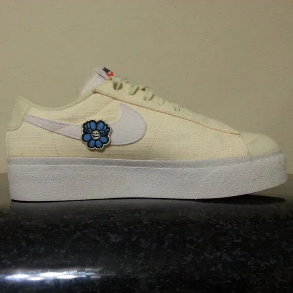 Nike Blazer Platform Shoes Next Nature Women's 9.5 Low Sneakers Yellow VNDS - Picture 5 of 14